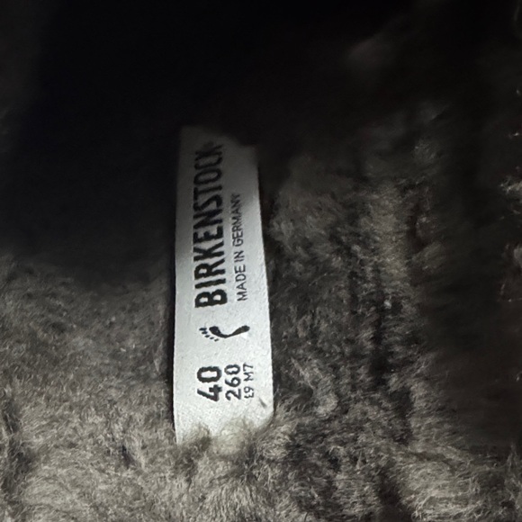 Birkenstock Suede Slip-On Shoes with Buckle - mocha size 40 - Picture 8 of 11